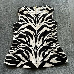 Kate Spade peplum linen top